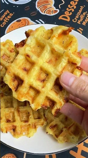 Kartoffel-Waffeln ohne Mehl – einfach & lecker #recipe #food #easyrecipe#kartoffelrezept #cooking