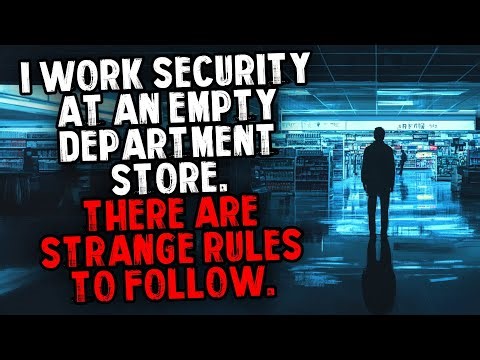 I Work Security at an Empty Department Store. There Are Strange Rules To Follow.
