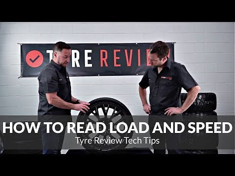 How to Read Load and Speed Rating on Tyres