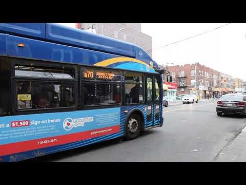MTA NYCT: 2017 NFI XN40 #787 on the B70 to Sunset Park departing 8 Av/46 St