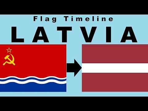 Flag of Latvia: Historical Evolution (with the Anthem of Latvia "Dievs, svētī Latviju!")