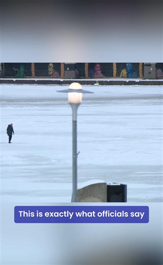 "I DON'T RECOMMEND IT:" Pittsburghers were seen walking along the Ohio River near The Point Saturday as officials continue to warn about the dangers of walking along ice-covered bodies of water during frigid conditions in Western PA. | WTAE-TV Pittsburgh
