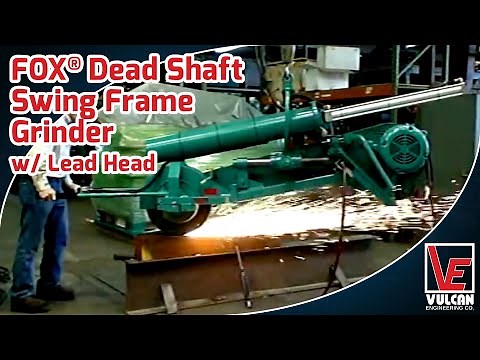 Fox® Dead Shaft Swing Frame Grinder with Lead Head