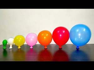 Small and Big Colorful Balloons satisfying Unboxing ASMR🎈🟢#asmr #satisfying #colors #compilation