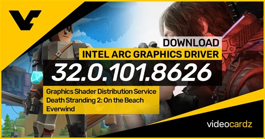 INTEL Arc Graphics 32.0.101.8626 - VideoCardz.com