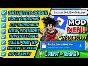 New🚀 Roblox MOD MENU APK V2.685.797 2025 Unlimited Robux, Fly & God Mode | Roblox MOD MENU