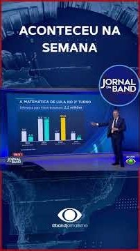 Lula nunca teve diferença tão pequena no 2° turno; compare | Aconteceu na Semana #shorts