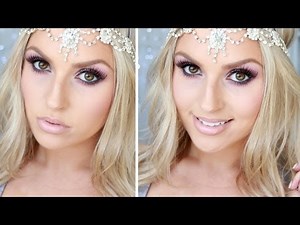 Drugstore Prom Tutorial ♡ Purple Lilac & Silver Sparkles!