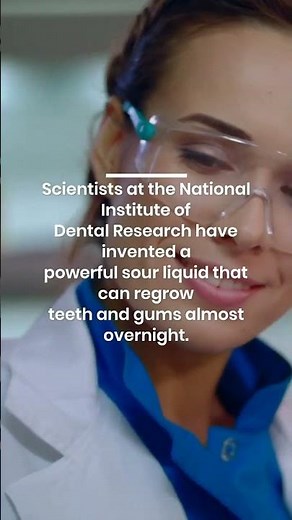 Swish This Sour Liquid In Your Mouth To Regrow Teeth And Gums Overnight #dentitox