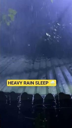 Heavy Rain on Tin Roof 🌧️ | Relaxing Rain Sounds #shorts