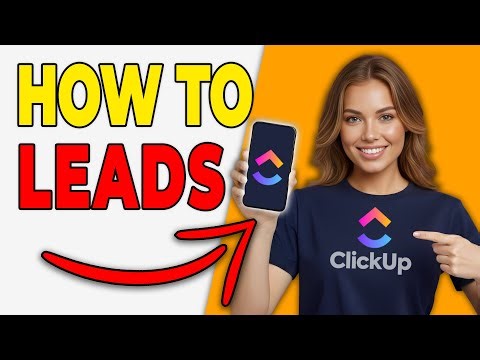 How To Track Leads In ClickUp (Beginner CRM 2026)