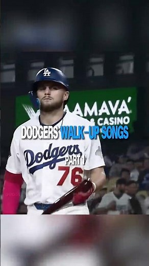 Dodgers 2026 Walk-Up Songs 🔥🎵 Part 1 #mlb #baseball #dodgers