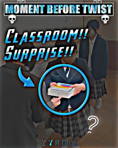 Classroom Surprise..! 💀 #babyshorts