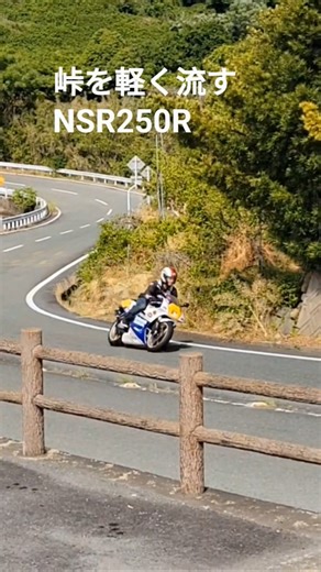 峠を流すツーストバイク