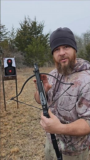 Home defense with an 80lb mini crossbow