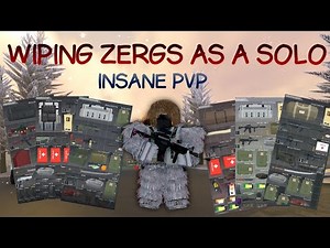 WIPING ZERGS AS A SOLO - Apocalypse Rising 2 (Roblox)