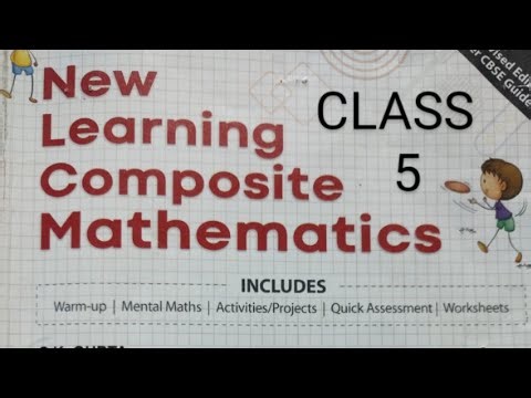 Class 5 | New Learning Composite Mathematics | Chapter-17 | Area and it's formulas