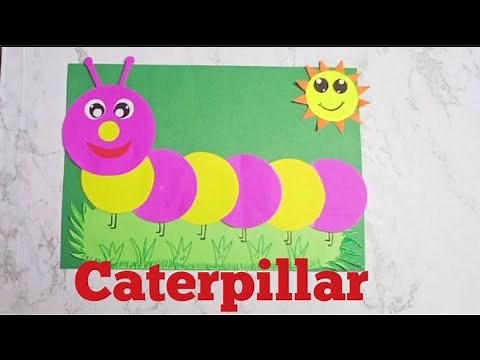 How to make a paper Caterpillar || DIY Paper Caterpillar || Caterpillar Craft for kids ||