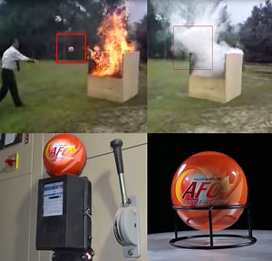 Elide Fire Ball, Self Activation Fire Extinguisher http://bit.ly/Fire-Ball | HSE Safety Training