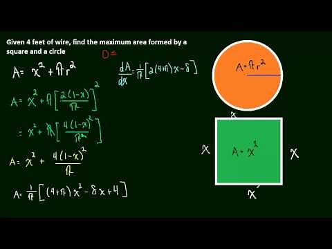 3.6 Optimization 02 (circle and square with maximum area)
