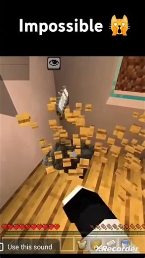#impossible don't check the sound#Minecraft viral short please check out your video#umang--gamer100