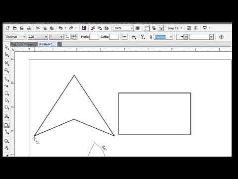 Angle Measurement in Corel Draw - Angular Dimension in Corel draw