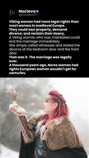 ⚡ Viking Women Could Divorce Their Husbands By Simply Saying It Out Loud