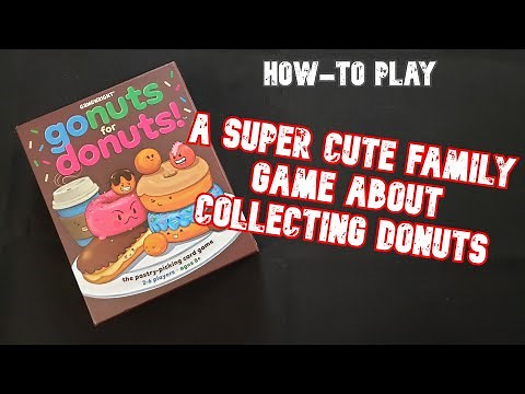 Gonuts for Donuts | How-To Play | Board Games