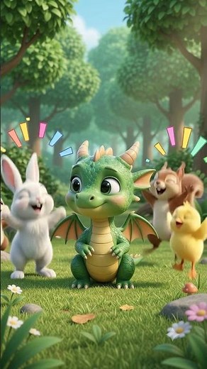 Baby Dragon SPOKE… And Everyone Fell in LOVE! 🐉🥹❤️ | #kidsvideos #kidsanimation #preschool #kids