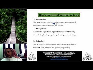 What are dimensions of information Systems?