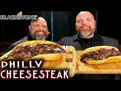 HOW TO MAKE AUTHENTIC PHILLY CHEESESTEAKS ON THE BLACKSTONE GRIDDLE! EASY RECIPE