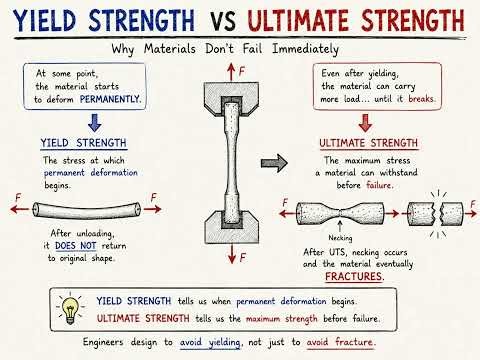 Why Components Fail: Yield Strength vs Ultimate Strength