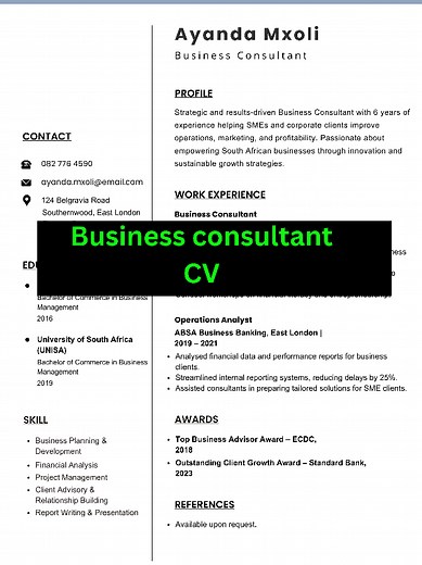 CV Tips for Consulting and Business Strategy Careers