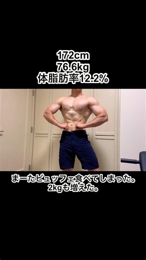 ムキムキマッチョメン#筋トレ#筋肉#fitness #宅トレ