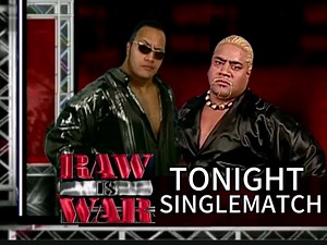 WWF The Rock vs Rikishi (Raw2001~2~12)