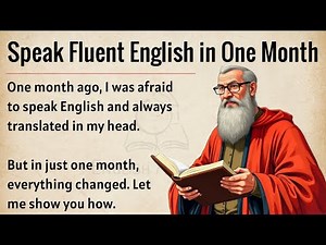 How I Spoke Fluent English in One Month || Graded Reader || Speak English Fluently ✅️