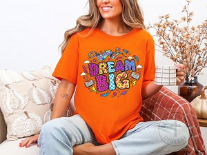 Dream Big Retro Kids PNG | Motivational Classroom Clipart (digital Download) - Etsy