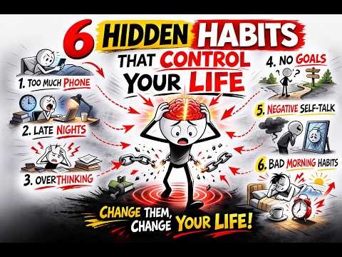 6 Hidden Habits That Control Your Life #psychology #habits #selfimprovement #mindset #personalgrowth