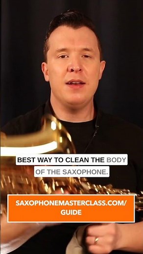 Best Way To Clean Out Your Sax #saxophone #saxophonelessons #saxlessons #saxofone