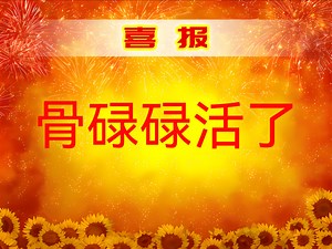 喜报：骨碌碌活了