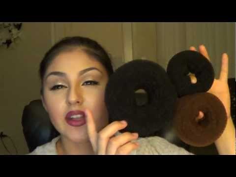 HUGE DONUT BUN for long hair