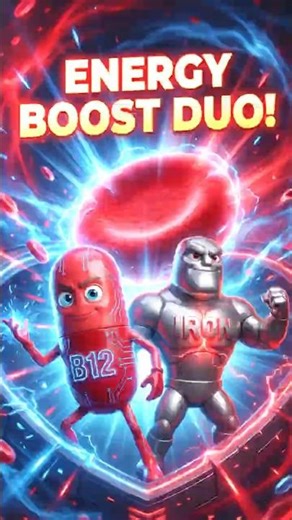 ALWAYS TIRED? Meet the Secret Duo Inside Your Body! ⚡ B12 & Iron