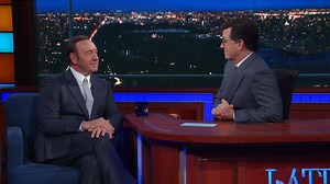 TONIGHT: Kevin Spacey plays a psychopathic President of the United States on 'House of Cards,' which he feels is appropriate this day in age. | The Late Show with Stephen Colbert