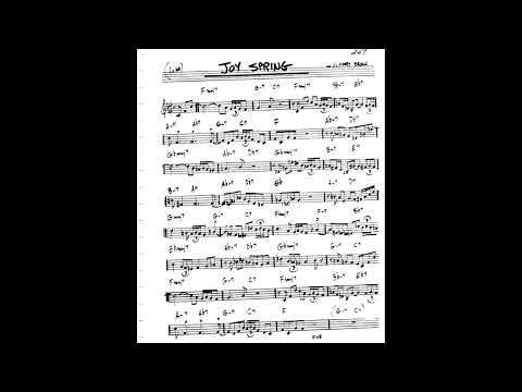 Joy Spring Jazz backing track in F 160 bpm Bill Evans style