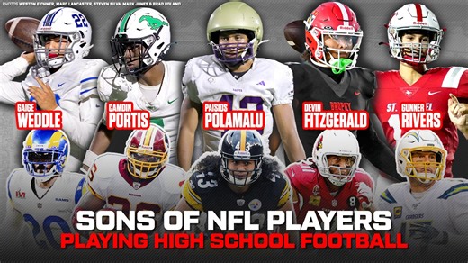 Gunner Rivers, Chris Henry Jr. and Gaige Weddle lead list of sons of former NFL players starring in high school football