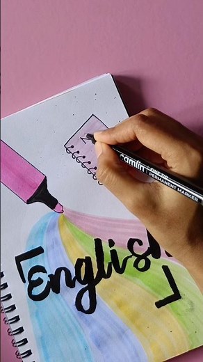 English front page design 🌷 #frontpage #coverpage #shorts