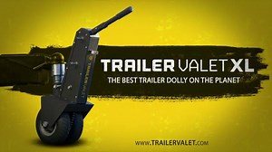 Introducing the bigger brother to the 5x, the Trailer Valet XL! Trailer dollies are a dime a dozen, but they're all big, bulky, and expensive. You either need to be plugged to the wall, or you're stuck with having to transport this heavy piece of machinery that cost you fortunes, but not the Trailer Valet XL. The XL is the lightest, toughest, BADDEST trailer dolly on the market today! Just like it's little brother, it features the same high quality parts, an automatic brake, and dual 9″ tires, b
