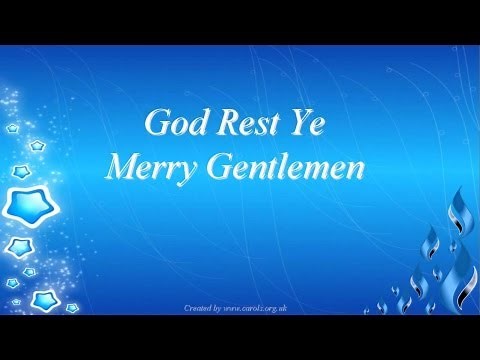 GOD REST YE MERRY GENTLEMEN Lyrics