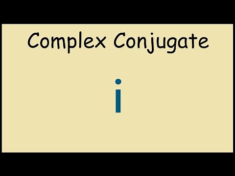 What is the complex conjugate of i