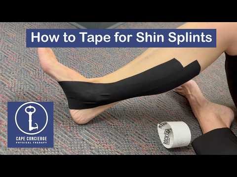 How to Use Kinesiology Tape to Help with Shin Splints